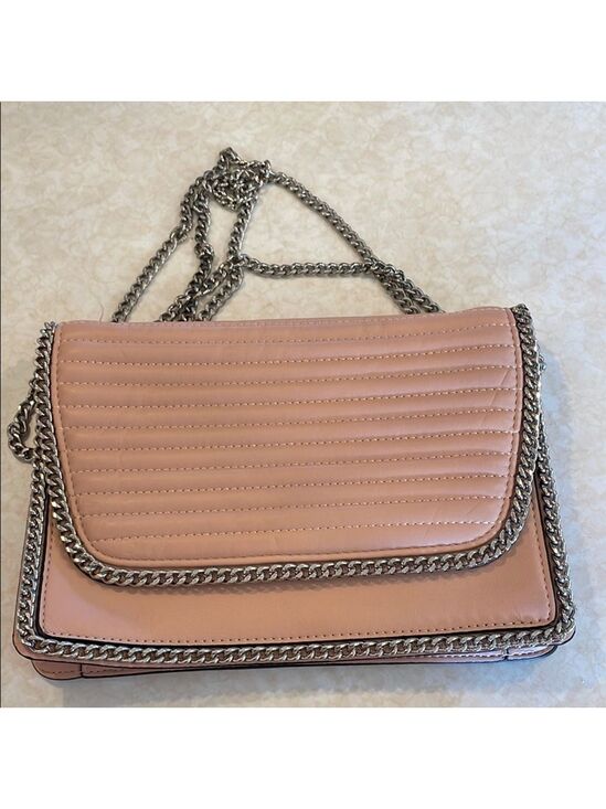 Express Handbags - Express, Elegant Pink Chain Shoulder Bag